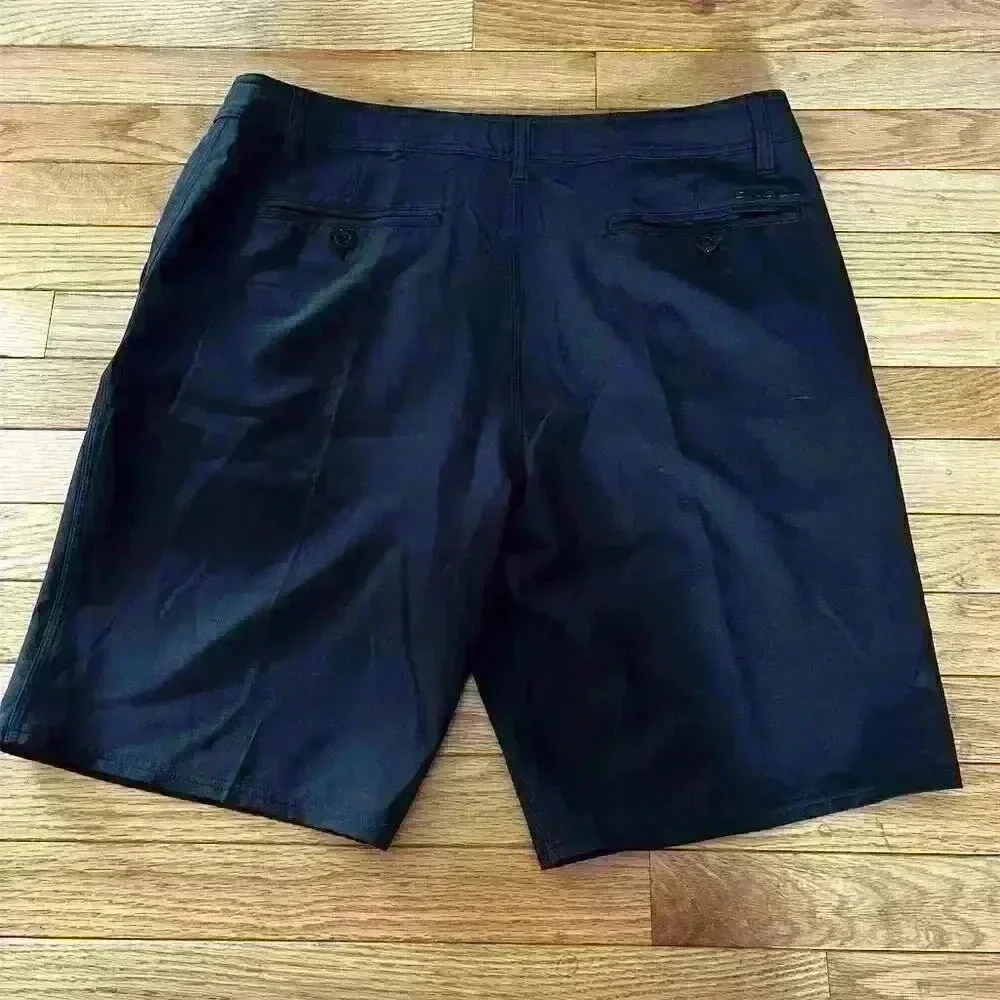 O'Neill Men's Hybrid Chino Shorts Size 34 Black Casual Lightweight Breathable